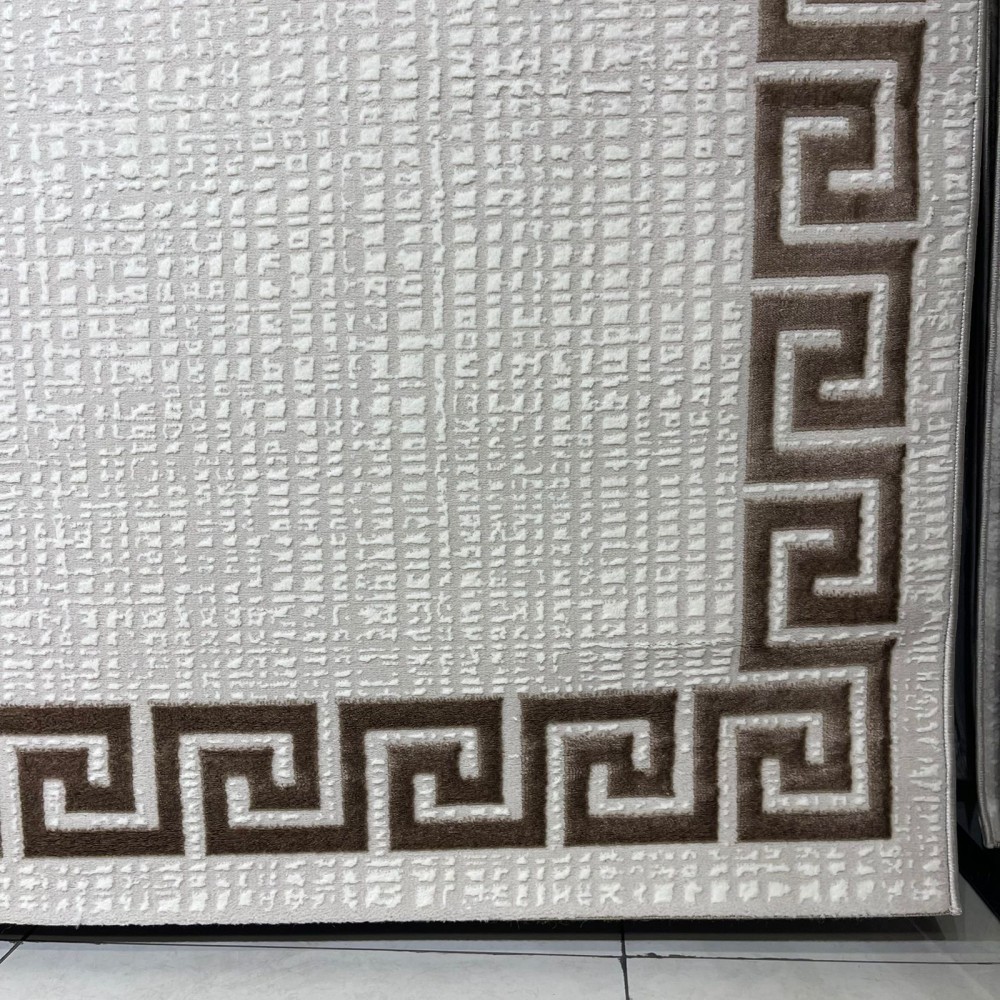 Turkish rug barwaz frame 9228A BROWN size 300*400 Turkish rug barwaz frame 9228A BROWN size 300*400