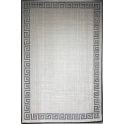 Turkish rug barwaz frame 9228A gray size 100*300