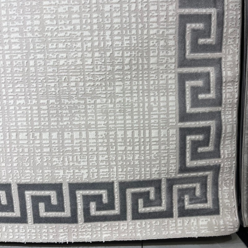 سجاد تركي اطار برواز 9228A رصاصي مقاس 100*300