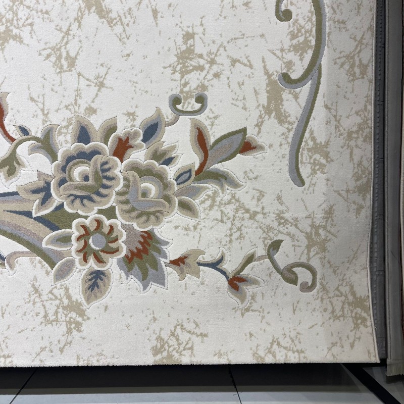 سجاد تركي بيرنا 9572A اخضر مقاس 50*80 - سجاد فرنسي شرقي