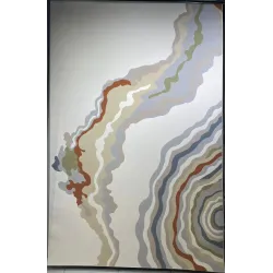 سجاد تركي المصممين ديلارا 9707A رصاصي مقاس 50*80