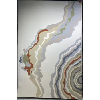 سجاد تركي المصممين ديلارا 9707A رصاصي مقاس 50*80