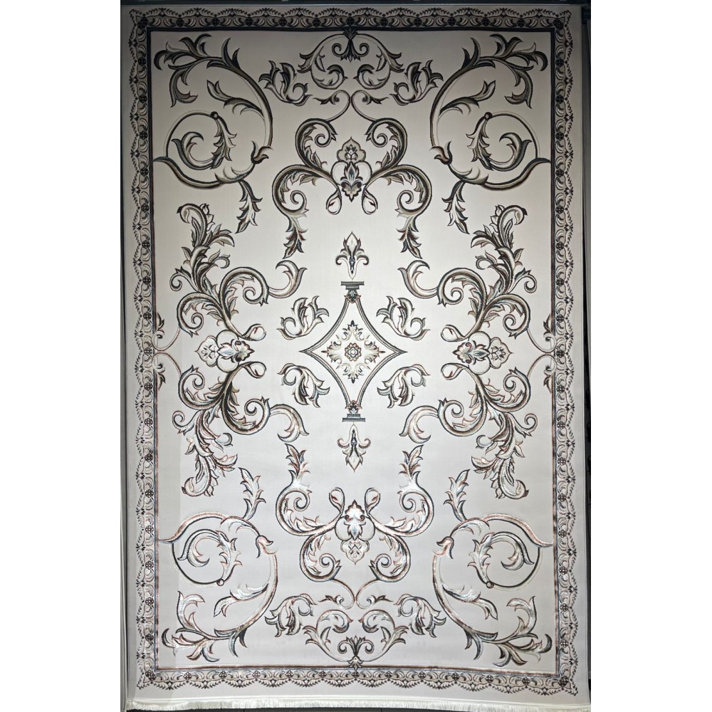 Turkish carpet Elaf 9104A cream poly size 50*80