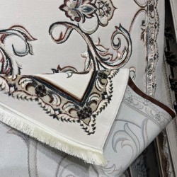 Turkish carpet Elaf 9104A cream poly size 100*200
