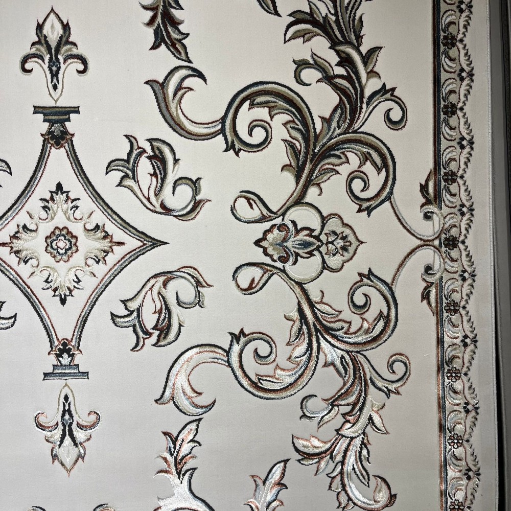 Turkish carpet Elaf 9104A cream poly size 50*80