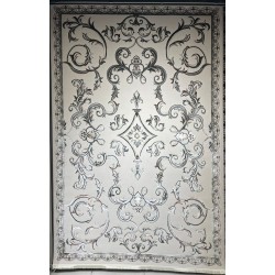 Turkish carpet Elaf 9104A dark blue size 400*500