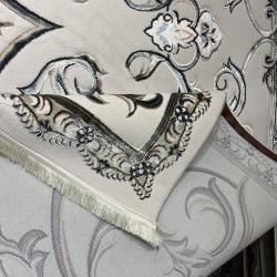 Turkish carpet Elaf 9104A dark blue size 400*500