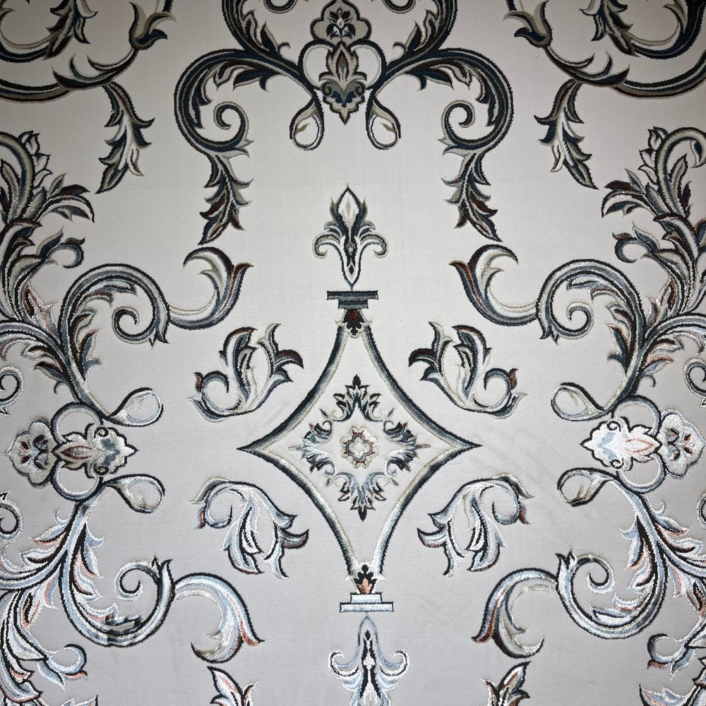 Turkish carpet Elaf 9104A dark blue size 400*500