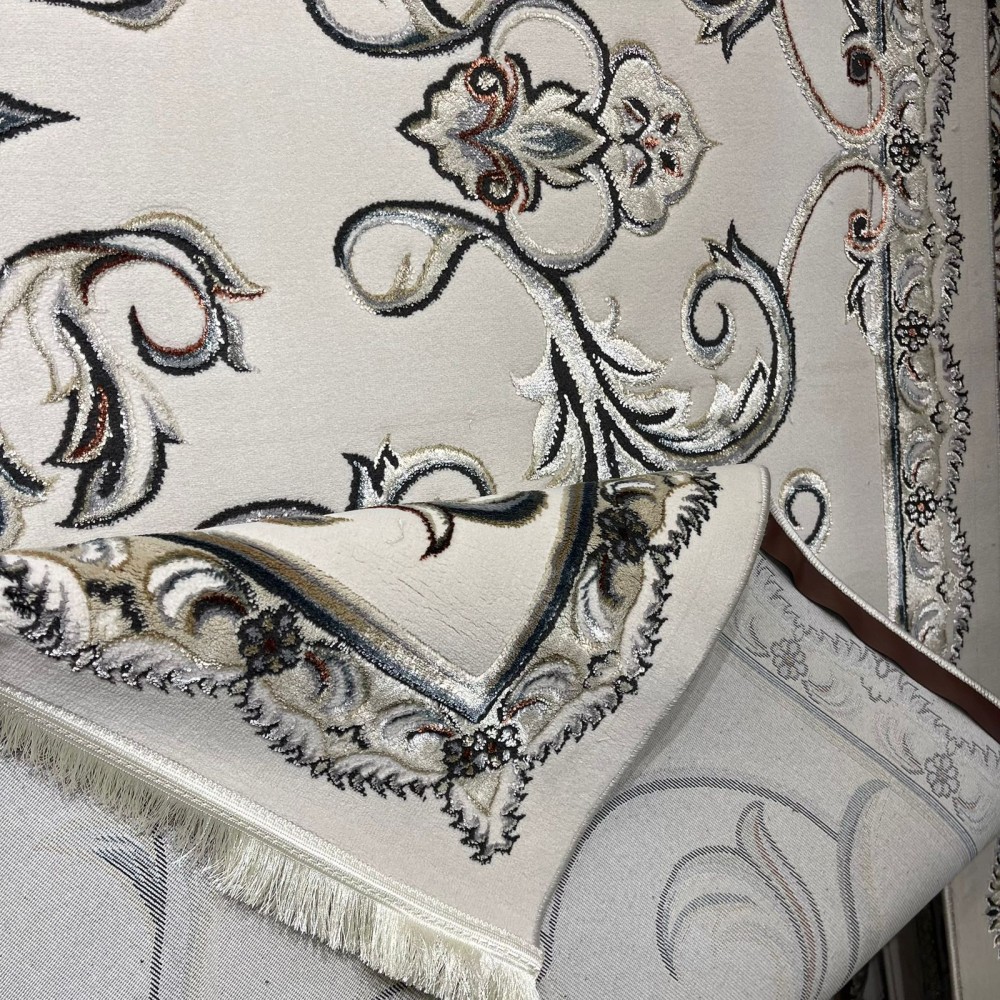 Turkish carpet Elaf 9104A gray size 50*80 Turkish carpet Elaf 9104A gray size 50*80