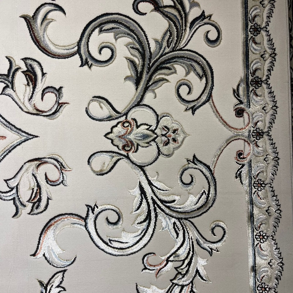 Turkish carpet Elaf 9104A gray size 50*80 Turkish carpet Elaf 9104A gray size 50*80