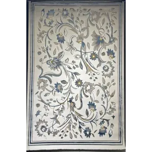 سجاد تركي هيلتون 9804A سماوي مقاس 250*350