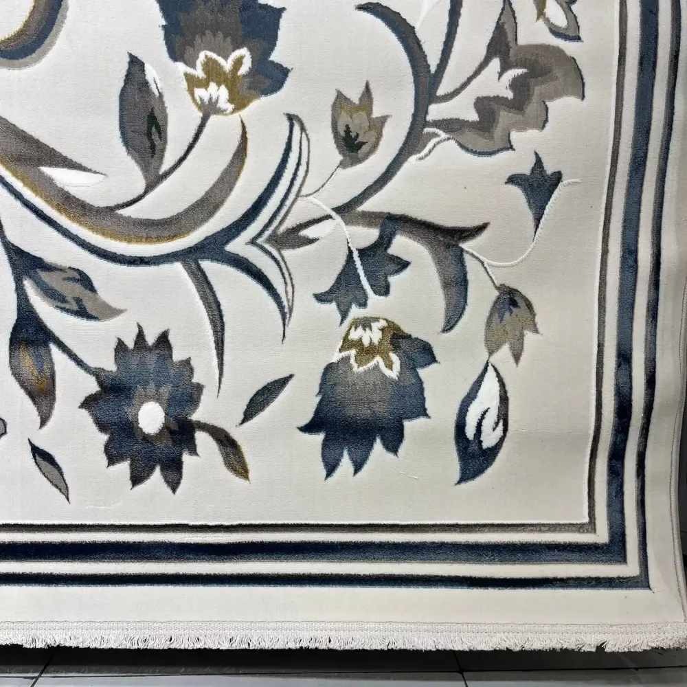 سجاد تركي هيلتون 9804A سماوي مقاس 250*350