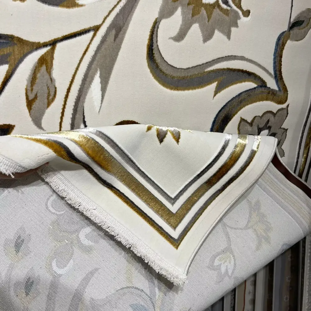 سجاد تركي هيلتون 9804A ذهبي مقاس 50*80