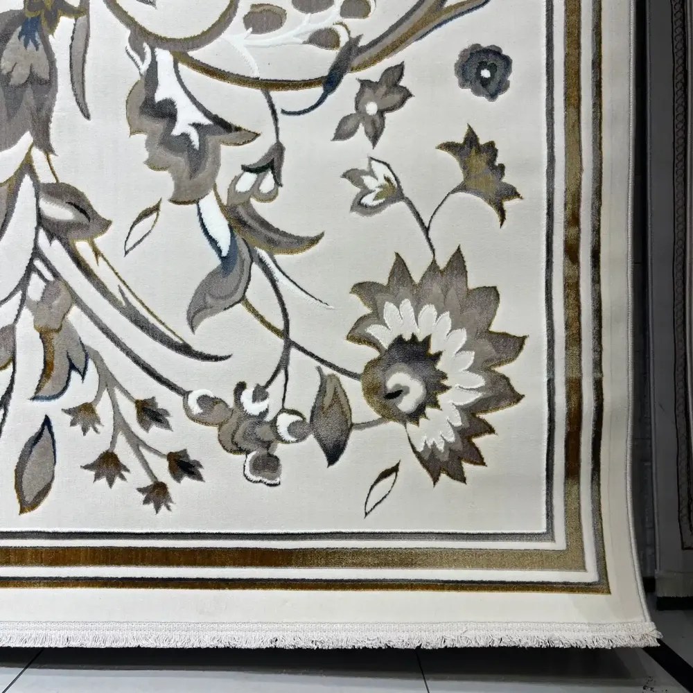 سجاد تركي هيلتون 9804A ذهبي مقاس 50*80