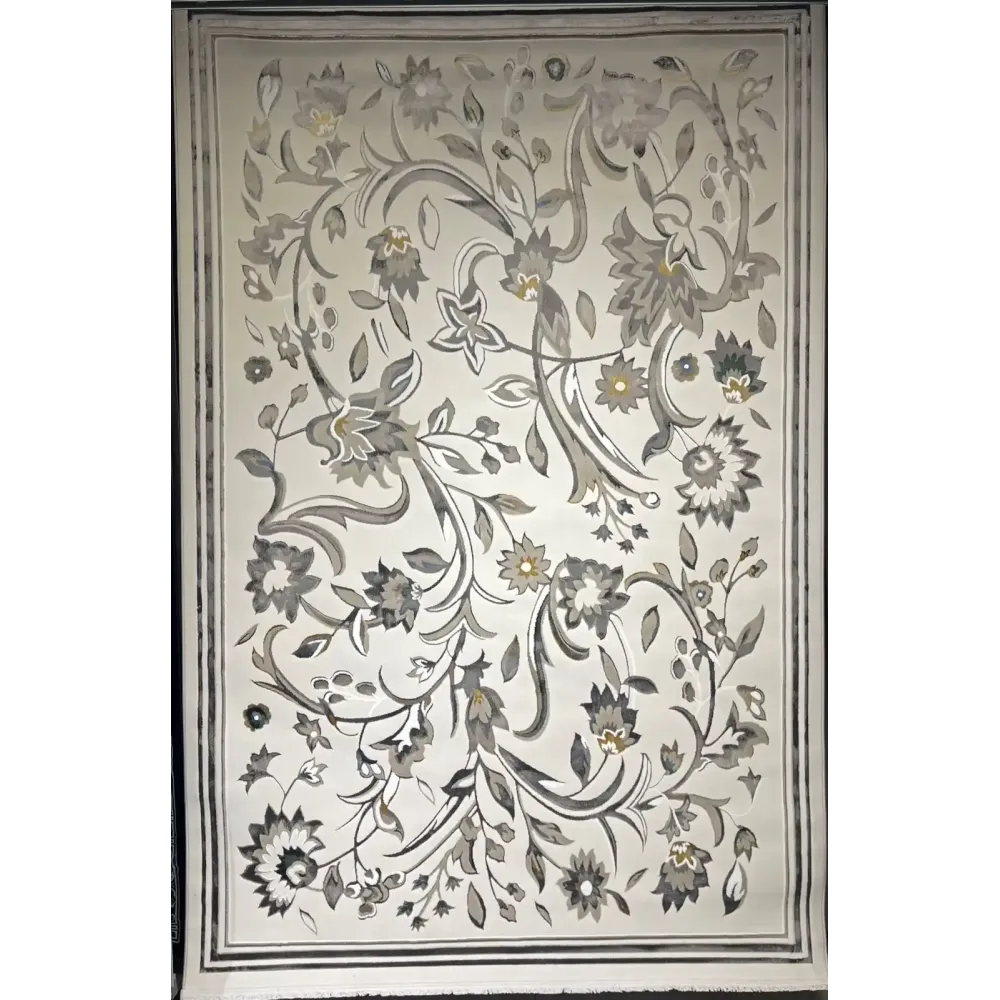 سجاد تركي هيلتون 9804A رصاصي مقاس 400*600