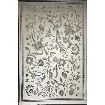 سجاد تركي هيلتون 9804A رصاصي مقاس 400*600