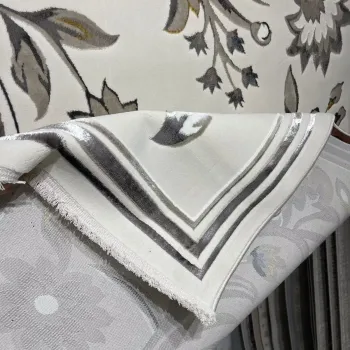سجاد تركي هيلتون 9804A رصاصي مقاس 400*600