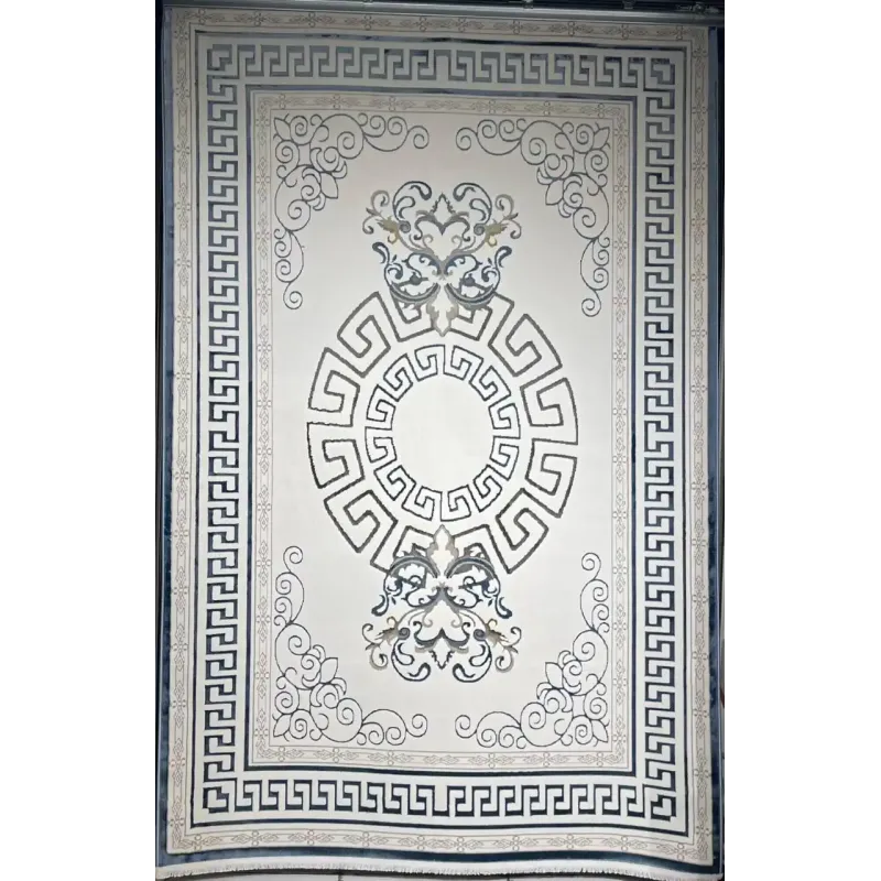 سجاد تركي هيلتون 9668A سماوي مقاس  100*300