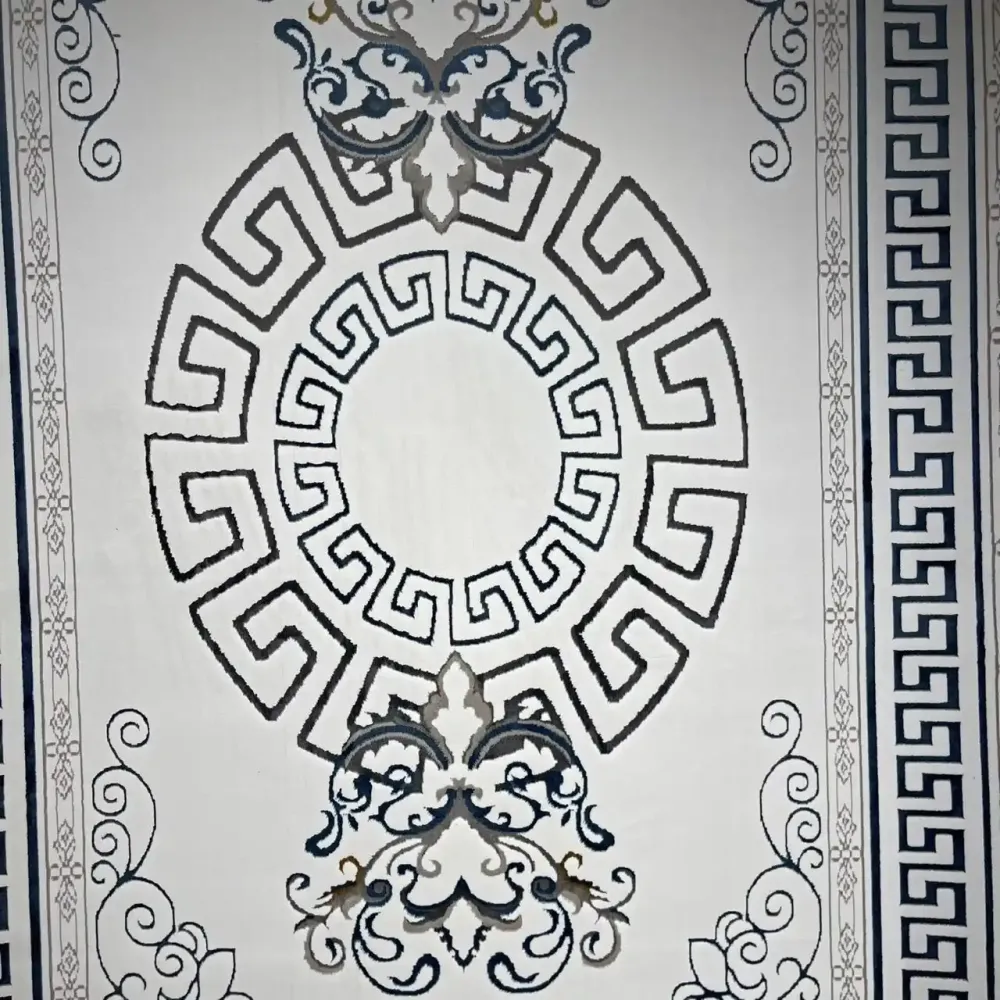 سجاد تركي هيلتون 9668A سماوي مقاس 400*600
