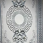 سجاد تركي هيلتون 9668A سماوي مقاس  100*300