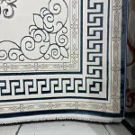 سجاد تركي هيلتون 9668A سماوي مقاس  100*300