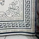 سجاد تركي هيلتون 9668A سماوي مقاس 400*600