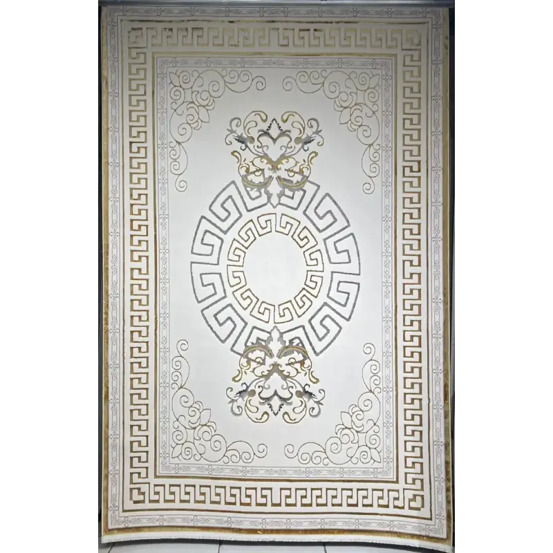 سجاد تركي هيلتون 9668A ذهبي مقاس 50*80