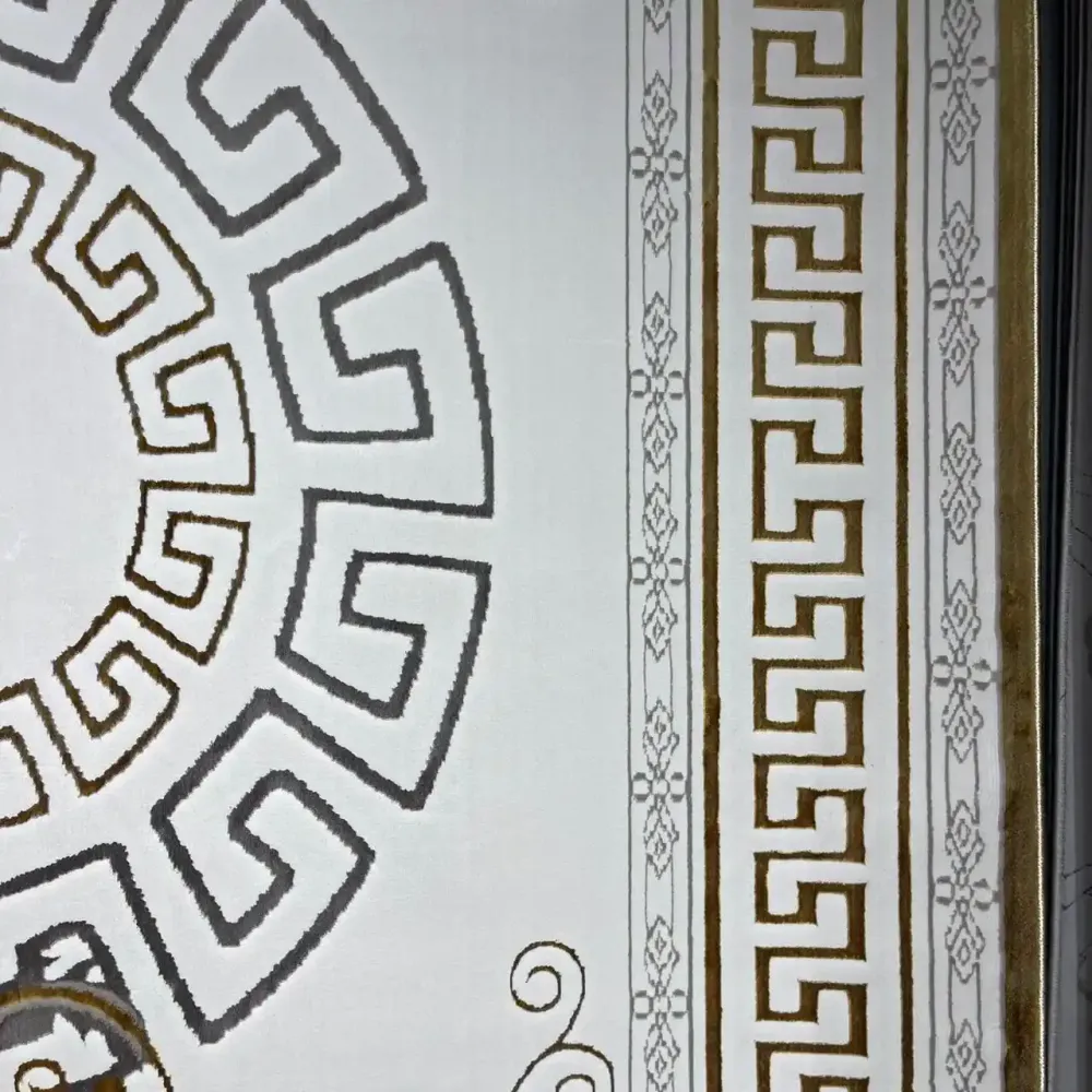 سجاد تركي هيلتون 9668A ذهبي مقاس 50*80
