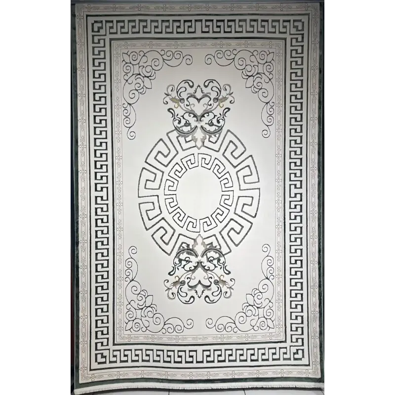 سجاد تركي هيلتون 9668A اخضر مقاس 400*600