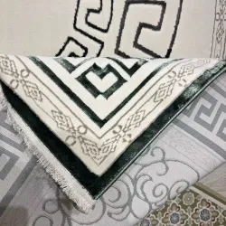 سجاد تركي هيلتون 9668A اخضر مقاس 400*600