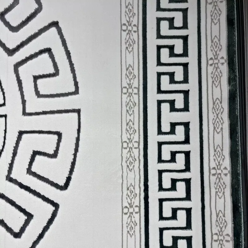 سجاد تركي هيلتون 9668A اخضر مقاس 80*150