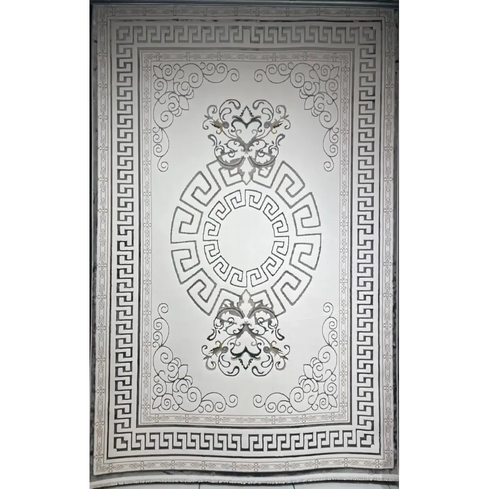 سجاد تركي هيلتون 9668A رصاصي مقاس 50*80
