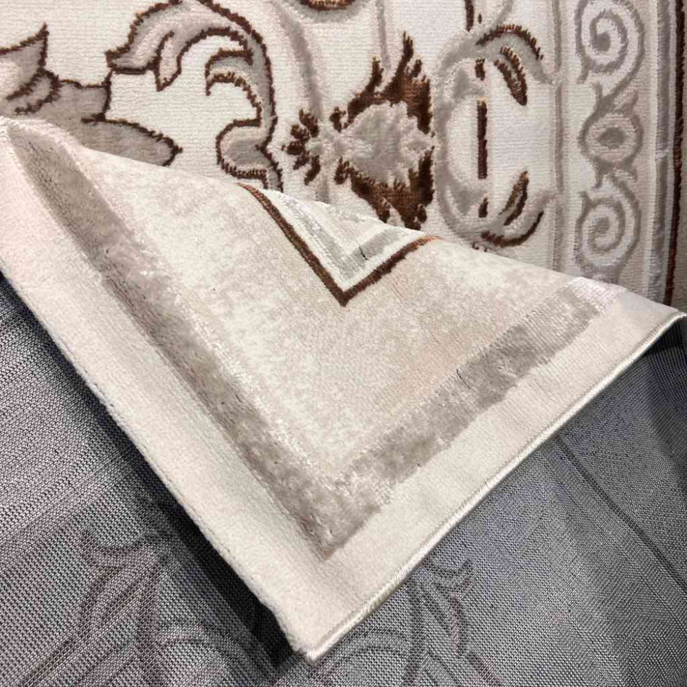 سجاد جوري تركي 9095A لون بيج مقاس 300*400