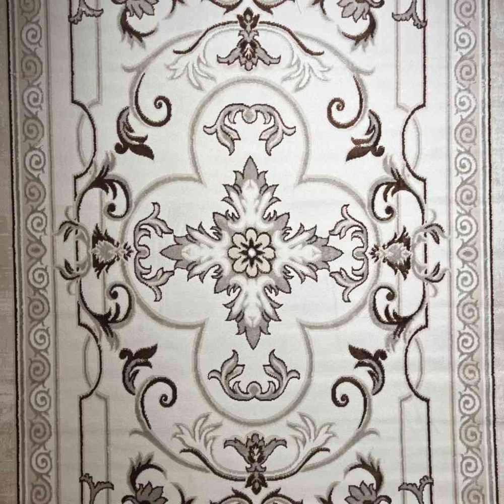 سجاد جوري تركي 9095A لون بيج مقاس 300*400