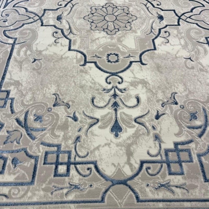 سجاد تركي خزامى 9851A سماوي مقاس 300*400