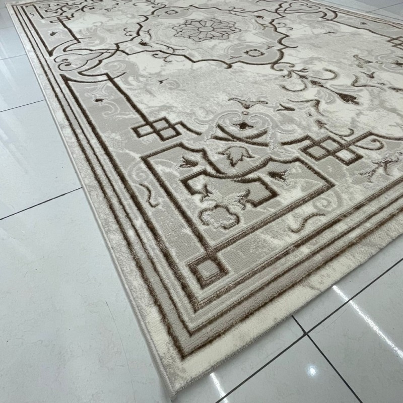 سجاد تركي خزامى 9851A بني مقاس 200*300