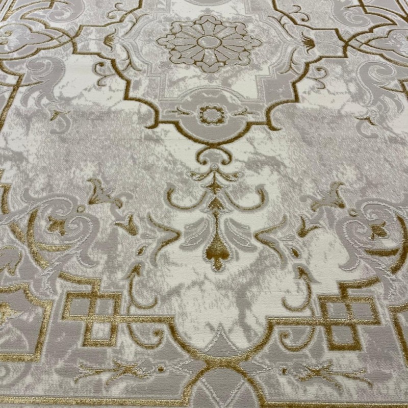 سجاد تركي خزامى 9851A ذهبي مقاس 300*400