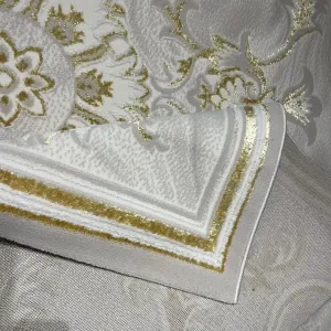 سجاد تركي خزامى 9854A ذهبي مقاس 50*80