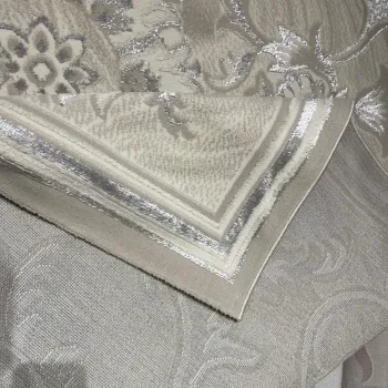 سجاد تركي خزامى 9854A رصاصي مقاس 50*80