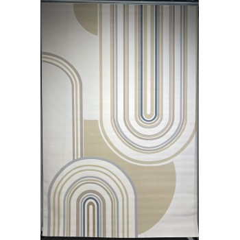سجاد تركي المجاهيم 9662A بيج فاتح مقاس 50*80