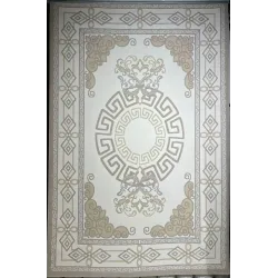 سجاد تركي مودرن العشراء 9660A بيج غامق مقاس 50*80