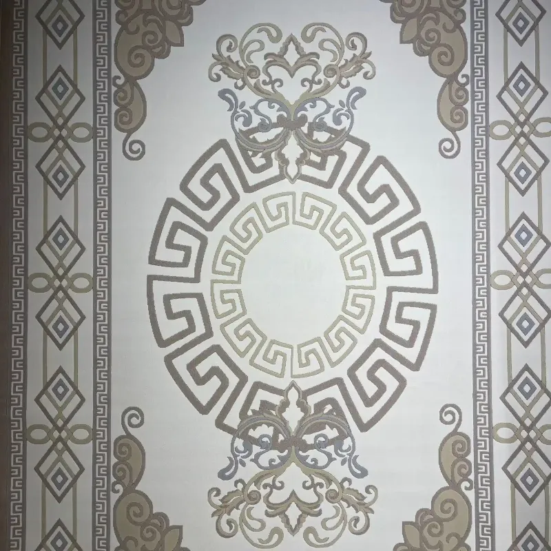 سجاد تركي مودرن العشراء 9660A بيج غامق مقاس 100*300