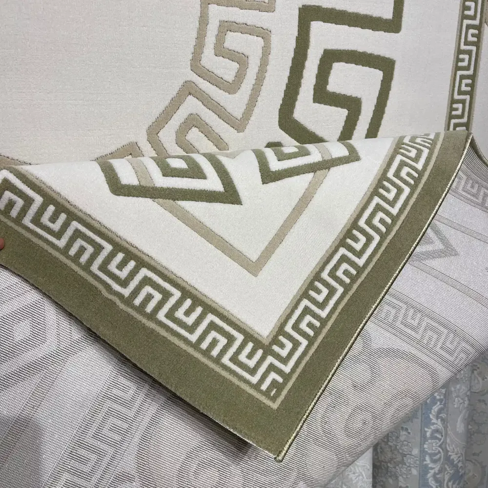 سجاد تركي مودرن العشراء 9660A اخضر مقاس 400*500 سجاد تركي مودرن العشراء 9660A اخضر مقاس 400*500
