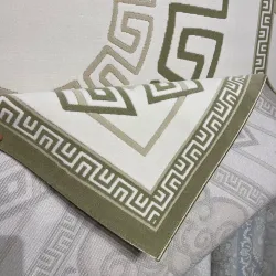 سجاد تركي مودرن العشراء 9660A اخضر مقاس 400*500