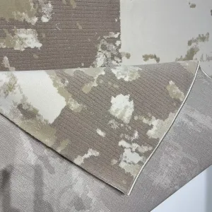 سجاد تركي مودرن العشراء 9661A بيج غامق مقاس 50*80