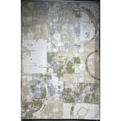 سجاد تركي مودرن العشراء 9661A اخضر مقاس 250*350
