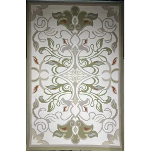 سجاد تركي المصممين بالاس 9552A اخضر مقاس 50*80