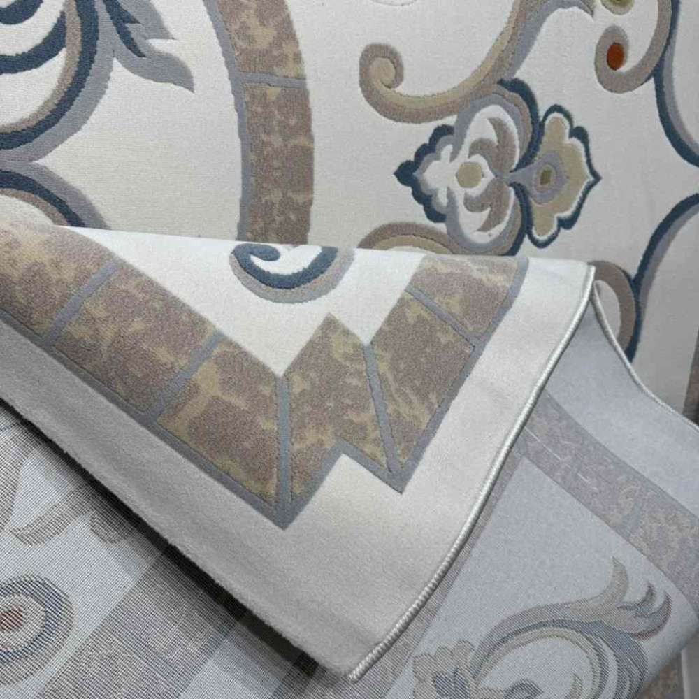 سجاد تركي سوبر ليون 9114A سماوي مقاس 150*220