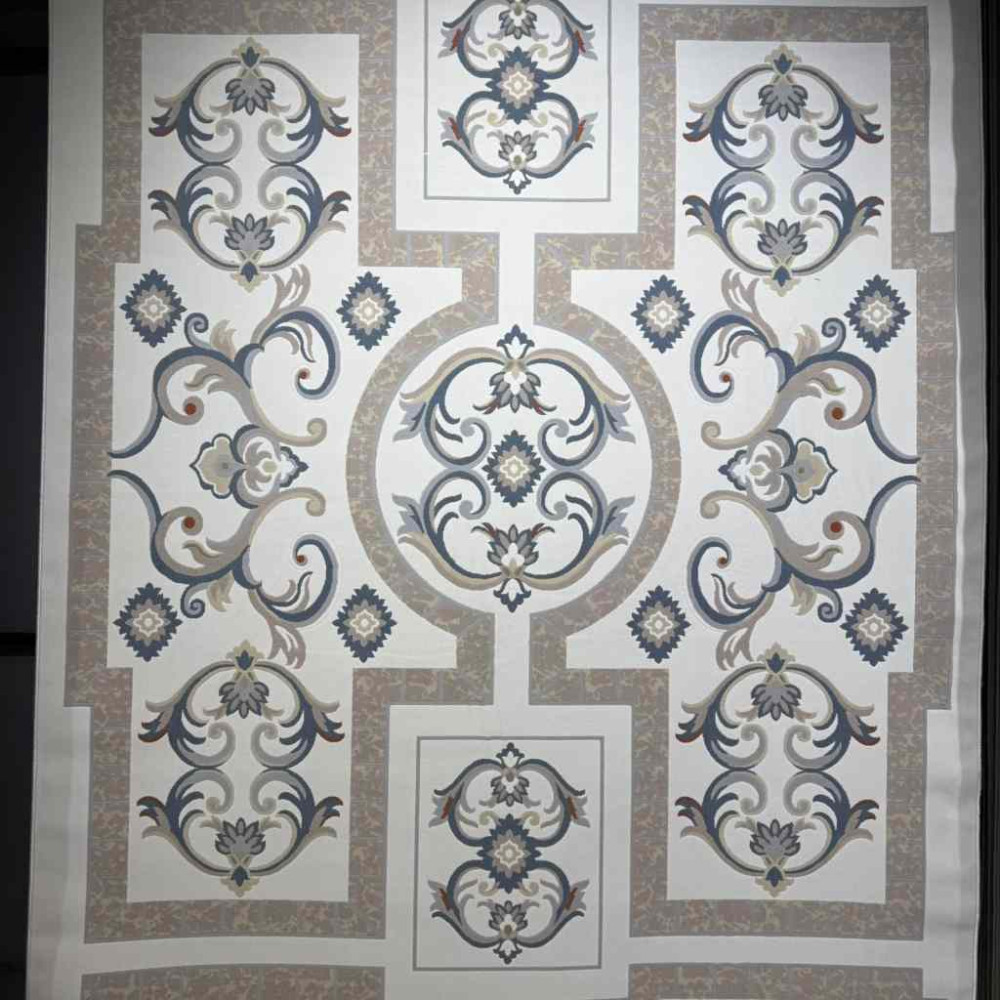 سجاد تركي سوبر ليون 9114A سماوي مقاس 150*220