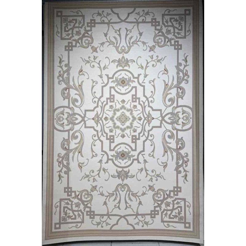 سجاد تركي سوبر ليون 9151A بيج فاتح مقاس 250*350